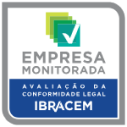 Imagem do selo IBRACEM - Empresa monitorada - Avaliação da conformidade legal